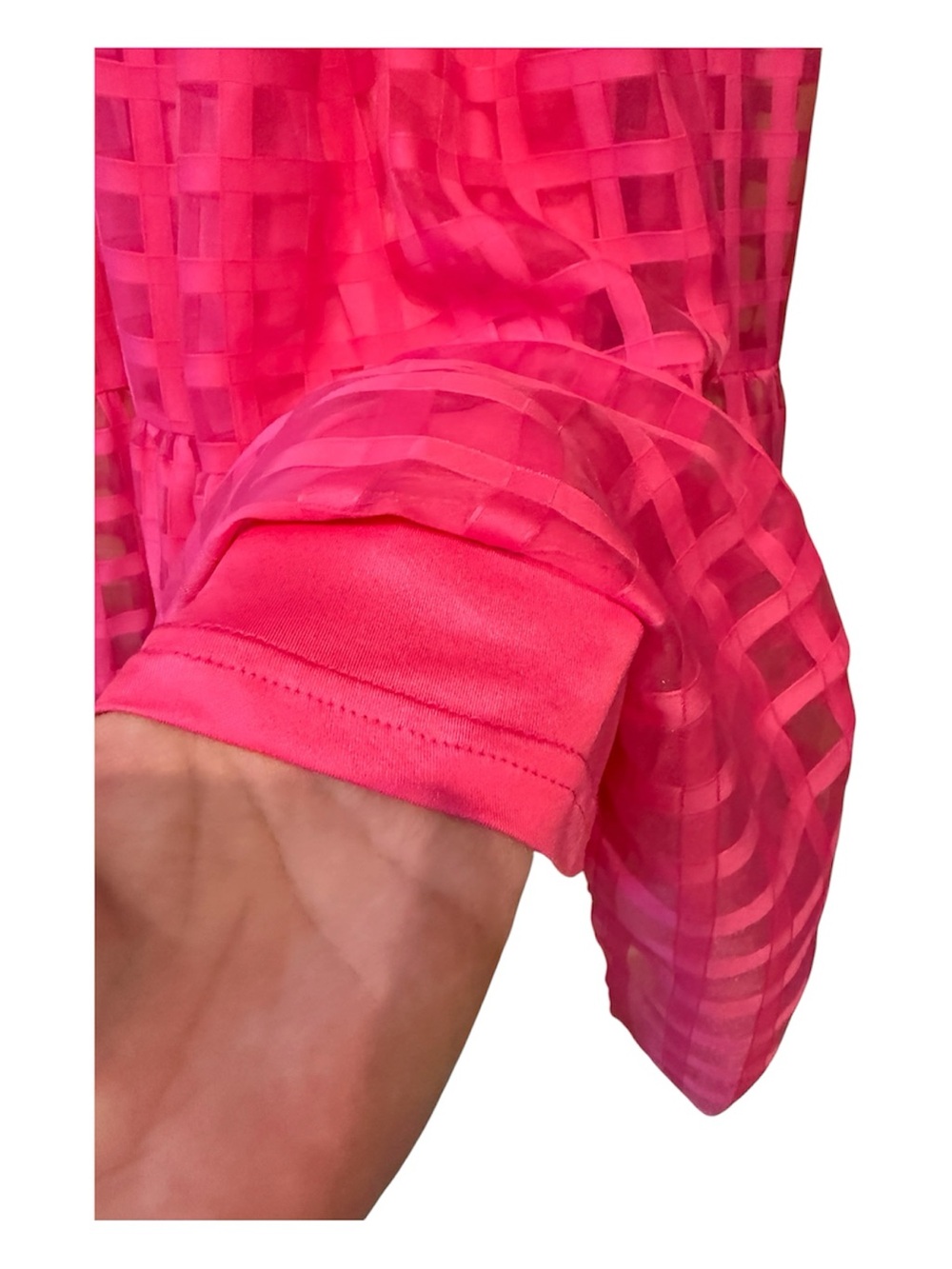 PrettyGarden  pink puff sleeve  maxi dress - Picture 6 of 9